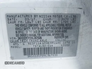 2017 Nissan Note S Plus with VIN 3N1CE2CP2HL367535, listed as a IAAI auction lot 42093239 with 120,243 mi miles and . Bid and sale history available at DreamBid. Image 9.