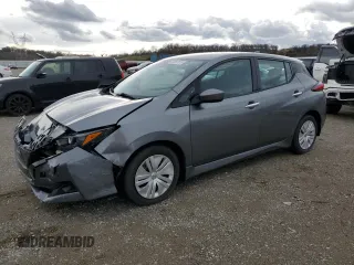 2023 Nissan LEAF S with VIN 1N4AZ1BV4PC560188, listed as a Copart auction lot 44857875 with 4,646 mi miles and Salvage Title. Bid and sale history available at DreamBid. Image 1.