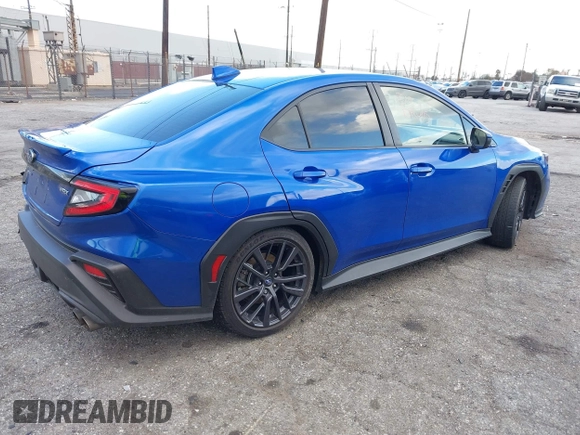 2023 Subaru WRX Premium with VIN JF1VBAF68P9811106, listed as a IAAI auction lot 41755931 with 19,927 mi miles and . Bid and sale history available at DreamBid. Image 4.