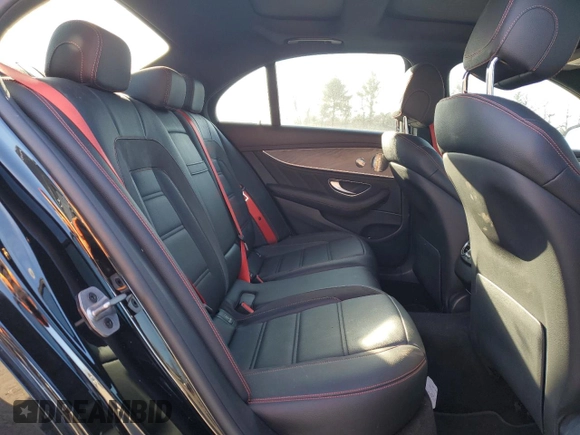 2021 Mercedes-Benz E 53 AMG with VIN W1KZF6BB6MA936959, listed as a Copart auction lot 50154255 with 55,688 mi miles and Salvage Title. Bid and sale history available at DreamBid. Image 10.