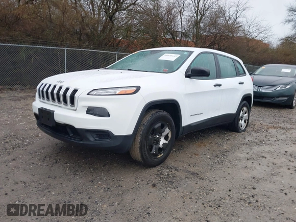 2014 Jeep Cherokee Sport with VIN 1C4PJMAB3EW287020, listed as a IAAI auction lot 41040643 with 134,417 mi miles. Bid and sale history available at carsss.com. Image 19.
