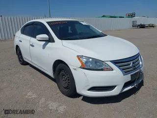2015 Nissan Sentra S with VIN 3N1AB7AP1FY275638, listed as a IAAI auction lot 42013524 with 75,312 mi miles. Bid and sale history available at carsss.com. Image 6.