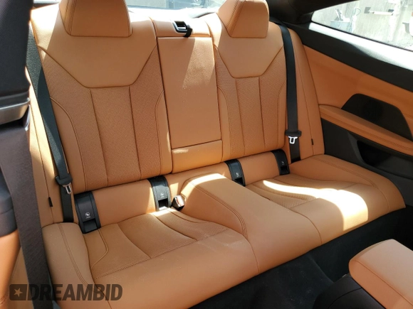 2025 BMW 4 Series 430i with VIN WBA43DA07SCU37586, listed as a Copart auction lot 52437105 with 812 mi miles and Salvage title. Bid and sale history available at DreamBid. Image 10.