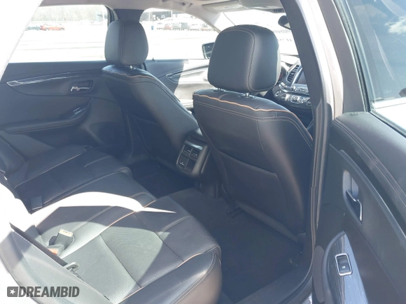2018 Chevrolet Impala Premier with VIN 2G1125S30J9151830, listed as a IAAI auction lot 41751514 with 89,180 mi miles. Bid and sale history available at carsss.com. Image 8.