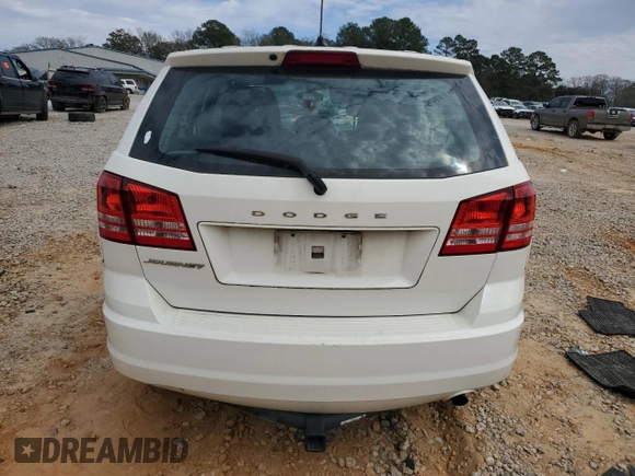 2014 Dodge Journey American Value Pkg with VIN 3C4PDCAB6ET112087, listed as a Copart auction lot 46923925 with 153,517 mi miles and Salvage Title. Bid and sale history available at carsss.com. Image 6.