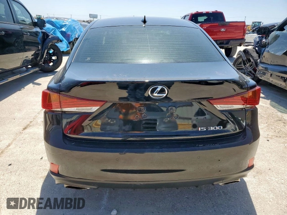 2018 Lexus IS with VIN JTHBA1D23J5063829, listed as a Copart auction lot 52351695 with 101,071 mi miles and Salvage Title. Bid and sale history available at carsss.com. Image 6.