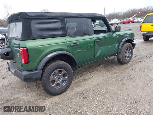 2024 Ford Bronco Big Bend with VIN 1FMDE7BHXRLA69347, listed as a IAAI auction lot 41957911 with Not Provided miles and . Bid and sale history available at DreamBid. Image 4.