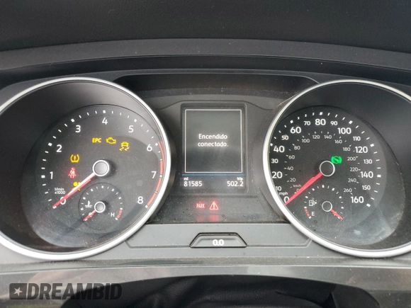 2019 Volkswagen Tiguan S z VIN 3VV1B7AX5KM163781, wystawiony jako Copart lot #53992325 z przebiegiem 81 585 mil mil oraz Szkoda całkowita • Salvage title. Historia ofert i sprzedaży dostępna na DreamBid. Obrazek 9.