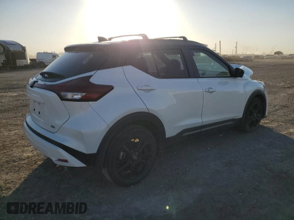 2023 Nissan Kicks SR with VIN 3N1CP5DV4PL522755, listed as a Copart auction lot 49895685 with Not Provided miles and Salvage Title. Bid and sale history available at DreamBid. Image 3.