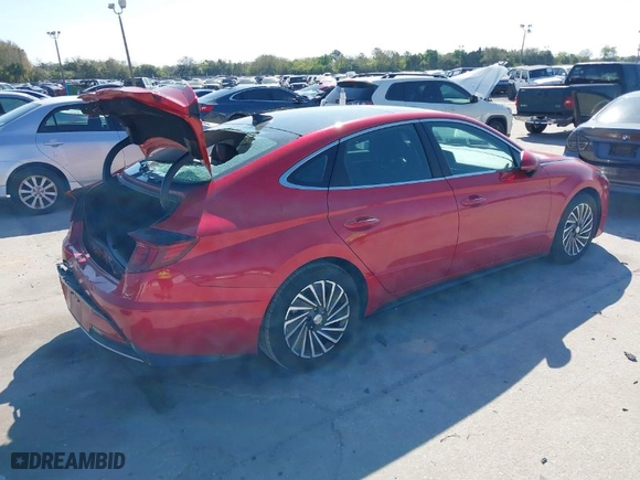 2022 Hyundai Sonata Hybrid Limited with VIN KMHL54JJ3NA039045, listed as a IAAI auction lot 41694476 with 40,818 mi miles. Bid and sale history available at carsss.com. Image 4.