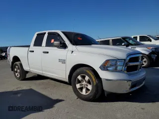2022 Ram 1500 Tradesman with VIN 1C6RR6FG3NS171123, listed as a Copart auction lot 82397484 with 19,217 mi miles and Salvage title. Bid and sale history available at DreamBid. Image 4.
