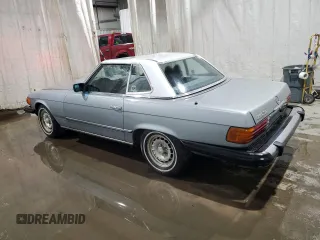 1983 Mercedes-Benz 380 380SL with VIN WDBBA45A2DB028566, listed as a Copart auction lot 80054634 with 42,427 mi miles and Clean Title. Bid and sale history available at carsss.com. Image 2.