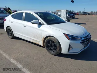 2020 Hyundai Elantra Value Edition with VIN 5NPD84LFXLH601876, listed as a IAAI auction lot 41688613 with 60,609 mi miles. Bid and sale history available at carsss.com. Image 1.