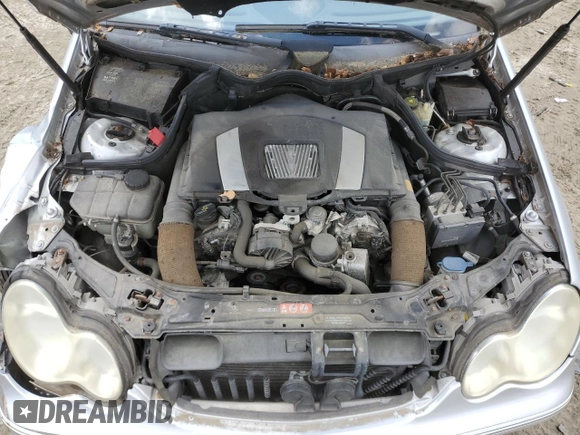 2006 Mercedes-Benz C 280 Luxury with VIN WDBRF54H56A871433, listed as a Copart auction lot 57302905 with 127,105 mi miles and Salvage title. Bid and sale history available at DreamBid. Image 11.