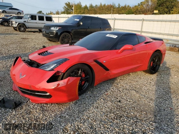 2017 Chevrolet Corvette 1LT with VIN 1G1YB2D72H5106831, listed as a Copart auction lot 78091074 with 40,254 mi miles and Clean Title. Bid and sale history available at carsss.com. Image 1.