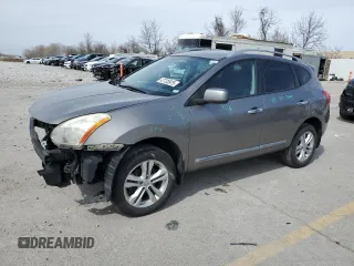 2012 Nissan Rogue S with VIN JN8AS5MT7CW286872, listed as a Copart auction lot 47733975 with 198,168 mi miles and Salvage Title. Bid and sale history available at DreamBid. Image 1.