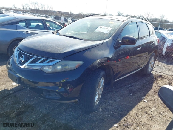 2013 Nissan Murano SL with VIN JN8AZ1MW5DW320372, listed as a IAAI auction lot 41445715 with 158,942 mi miles. Bid and sale history available at carsss.com. Image 17.