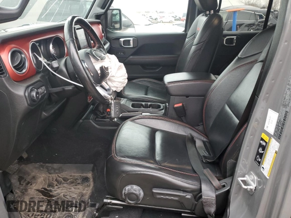2021 Jeep Wrangler Unlimited Rubicon with VIN 1C4HJXFN9MW739351, listed as a Copart auction lot 50511935 with 44,674 mi miles and Clean Title. Bid and sale history available at DreamBid. Image 7.
