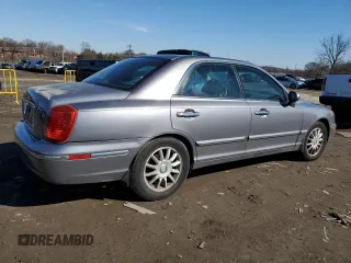 2005 Hyundai XG350 with VIN KMHFU45EX5A410991, listed as a Copart auction lot 45133225 with 162,275 mi miles and Salvage Title. Bid and sale history available at carsss.com. Image 3.