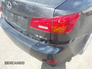 2007 Lexus IS with VIN JTHBK262475037345, listed as a IAAI auction lot 42088118 with 224,649 mi miles. Bid and sale history available at carsss.com. Image 14.