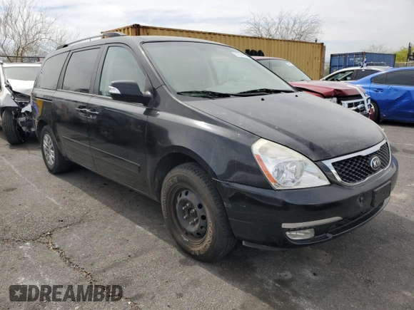 2014 Kia Sedona LX with VIN KNDMG4C75E6541210, listed as a Copart auction lot 51814055 with 133,572 mi miles and Clean Title. Bid and sale history available at carsss.com. Image 4.