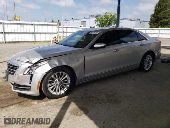 2017 Cadillac CT6 RWD with VIN 1G6KA5RXXHU201981, listed as a Copart auction lot 53875735 with 68,940 mi miles and Salvage Title. Bid and sale history available at carsss.com. Image 1.