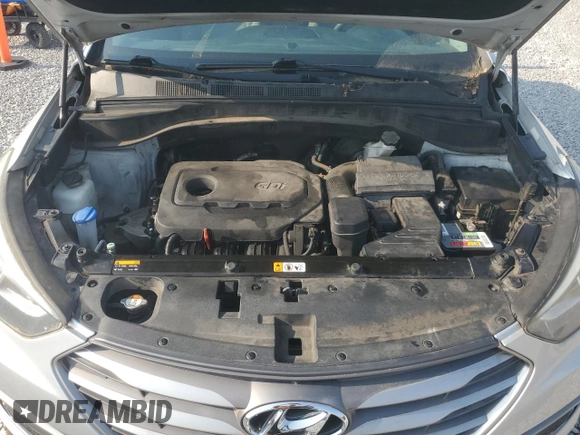 2017 Hyundai Santa Fe 2.4L z VIN 5XYZTDLB5HG403447, wystawiony jako Copart lot #59773385 z przebiegiem 87 754 mil mil oraz Czysty tytuł • Clean title. Historia ofert i sprzedaży dostępna na DreamBid. Obrazek 12.