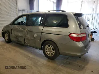 2007 Honda Odyssey EX с VIN 5FNRL38457B132819, выставлен на аукционе Copart как лот 57711625 с пробегом 265 463 миль миль и Списание • Salvage title. История ставок и продаж доступна на DreamBid. Изображение 2.