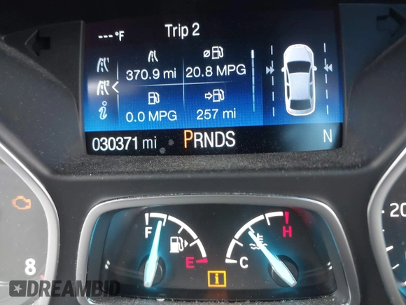 2018 Ford Escape Titanium with VIN 1FMCU9J90JUD53380, listed as a IAAI auction lot 42042802 with 30,371 mi miles and . Bid and sale history available at DreamBid. Image 16.