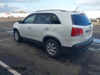 2012 Kia Sorento LX with VIN 5XYKT3A61CG235882, listed as a IAAI auction lot 41720081 with 136,282 mi miles. Bid and sale history available at carsss.com. Image 3.