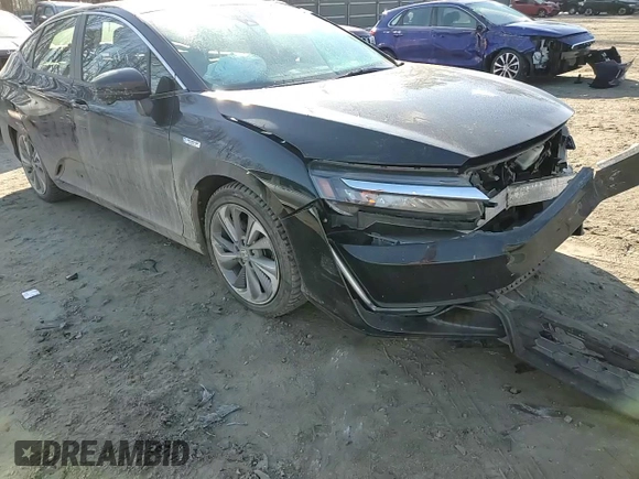 2018 Honda Clarity Plug-In Hybrid Touring with VIN JHMZC5F37JC019186, listed as a Copart auction lot 43803474 with 75,574 mi miles. Bid and sale history available at carsss.com. Image 11.