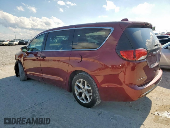 2018 Chrysler Pacifica Touring Plus with VIN 2C4RC1FG3JR125624, listed as a Copart auction lot 55962635 with 99,806 mi miles and Salvage title. Bid and sale history available at DreamBid. Image 2.