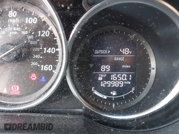2013 Mazda CX-5 Grand Touring with VIN JM3KE4DE1D0164488, listed as a IAAI auction lot 41683326 with 129,989 mi miles. Bid and sale history available at carsss.com. Image 15.