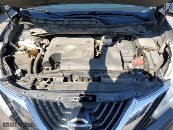 2015 Nissan Murano SV with VIN 5N1AZ2MG7FN269018, listed as a Copart auction lot 45927275 with 116,290 mi miles and Salvage Title. Bid and sale history available at carsss.com. Image 11.