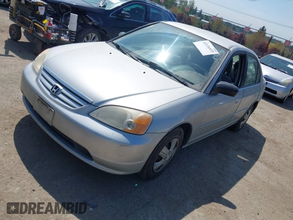 2003 Honda Civic LX with VIN JHMES16523S001747, listed as a IAAI auction lot 42126533 with 145,881 mi miles. Bid and sale history available at carsss.com. Image 2.