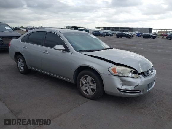 2008 Chevrolet Impala LS with VIN 2G1WB58K181286912, listed as a IAAI auction lot 42194309 with Not Provided miles and . Bid and sale history available at DreamBid. Image 1.