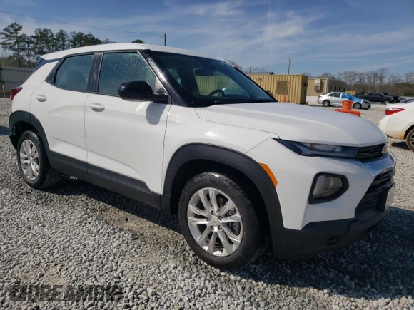2023 Chevrolet TrailBlazer LS with VIN KL79MMS27PB179649, listed as a Copart auction lot 49480535 with 42,575 mi miles and Salvage Title. Bid and sale history available at DreamBid. Image 4.