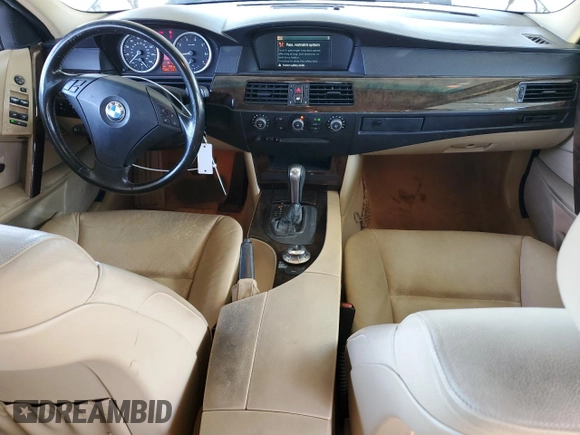 2005 BMW 5 Series 530i with VIN WBANA73535CR59463, listed as a Copart auction lot 67878994 with 147,052 mi miles and Salvage Title. Bid and sale history available at DreamBid. Image 8.