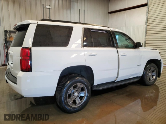 2018 Chevrolet Tahoe LS с VIN 1GNSCAKC7JR386157, выставлен на аукционе Copart как лот 48685315 с пробегом 93 855 миль миль и Чистый • Clean title. История ставок и продаж доступна на DreamBid. Изображение 3.