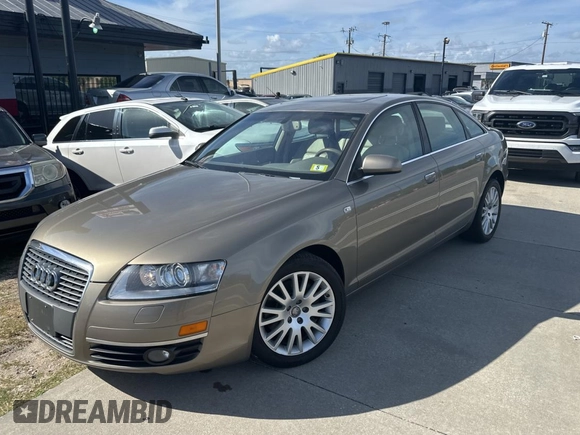 2007 Audi A6 3.2L with VIN WAUDH74F27N110463, listed as a Copart auction lot 80316034 with 220,651 mi miles and Clean Title. Bid and sale history available at carsss.com. Image 2.