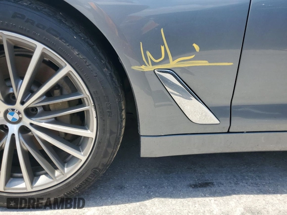 2017 BMW 5 Series 530i with VIN WBAJA5C33HG896248, listed as a Copart auction lot 54623895 with Not provided miles and Salvage title. Bid and sale history available at DreamBid. Image 12.