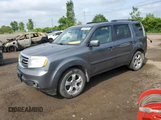 2013 Honda Pilot EX-L with VIN 5FNYF4H63DB501294, listed as a Copart auction lot 60484875 with 208,431 mi miles and Salvage title. Bid and sale history available at DreamBid. Image 1.