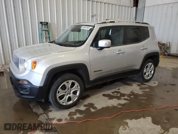2018 Jeep Renegade Limited with VIN ZACCJBDB5JPH80185, listed as a Copart auction lot 59841045 with 90,798 mi miles and Clean title. Bid and sale history available at DreamBid. Image 1.
