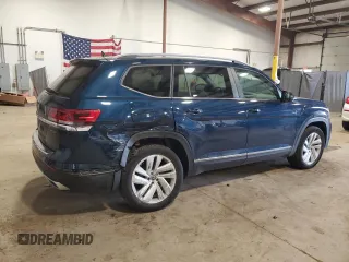 2021 Volkswagen Atlas SEL with VIN 1V2BP2CAXMC588304, listed as a Copart auction lot 53980394 with 41,743 mi miles and . Bid and sale history available at DreamBid. Image 3.