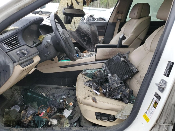 2011 BMW 7 Series 740Li with VIN WBAKB4C58BC574846, listed as a Copart auction lot 44888895 with Not Provided miles and Non Repairable. Bid and sale history available at carsss.com. Image 7.