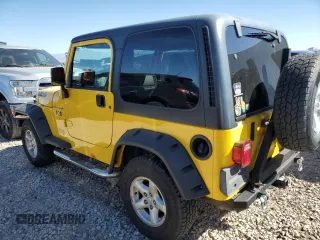 2002 Jeep Wrangler X with VIN 1J4FA39S42P725876, listed as a Copart auction lot 71789864 with 154,991 mi miles and Salvage Title. Bid and sale history available at carsss.com. Image 2.