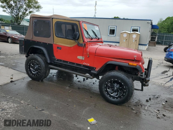 1995 Jeep Wrangler S z VIN 1J4FY19P0SP320982, wystawiony jako Copart lot #58615045 z przebiegiem 156 123 mil mil oraz Czysty tytuł • Clean title. Historia ofert i sprzedaży dostępna na DreamBid. Obrazek 4.