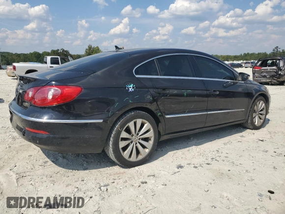2011 Volkswagen CC Sport with VIN WVWMP7AN4BE717507, listed as a Copart auction lot 72036474 with 96,367 mi miles and Salvage Title. Bid and sale history available at carsss.com. Image 3.