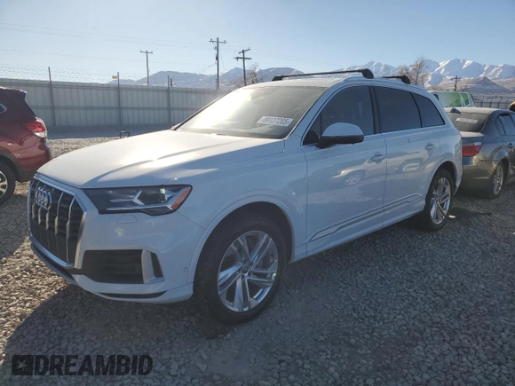 2020 Audi Q7 Premium Plus with VIN WA1LXAF74LD001646, listed as a Copart auction lot 89127205 with 62,382 mi miles and Clean Title. Bid and sale history available at carsss.com. Image 1.