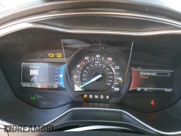 2017 Ford Fusion SE with VIN 3FA6P0HD5HR186567, listed as a Copart auction lot 50250495 with 61,053 mi miles and Salvage title. Bid and sale history available at DreamBid. Image 9.